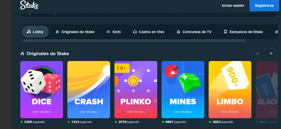 Juegos exclusivos en Stake casino online calificaciones casinos México juegos
