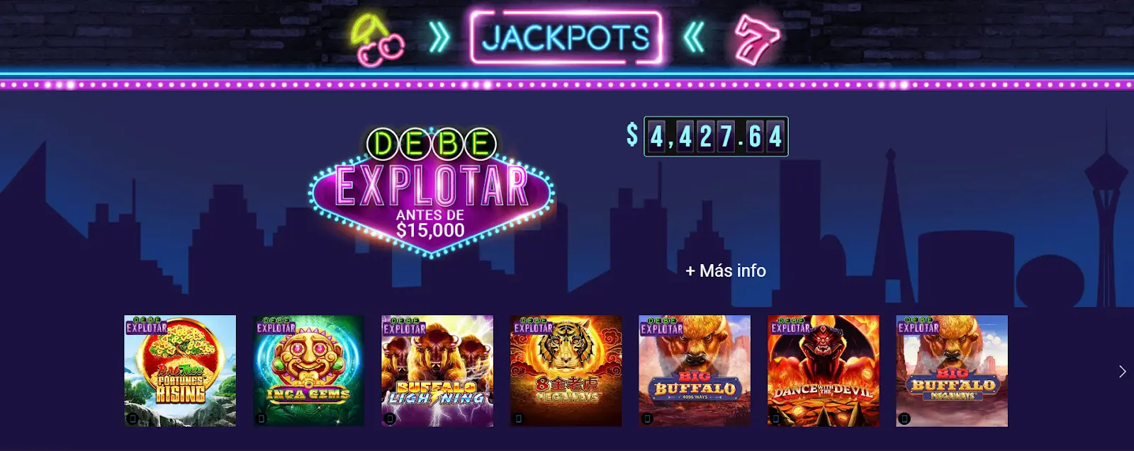Consigue el jackpot en las tragamonedas jackpot