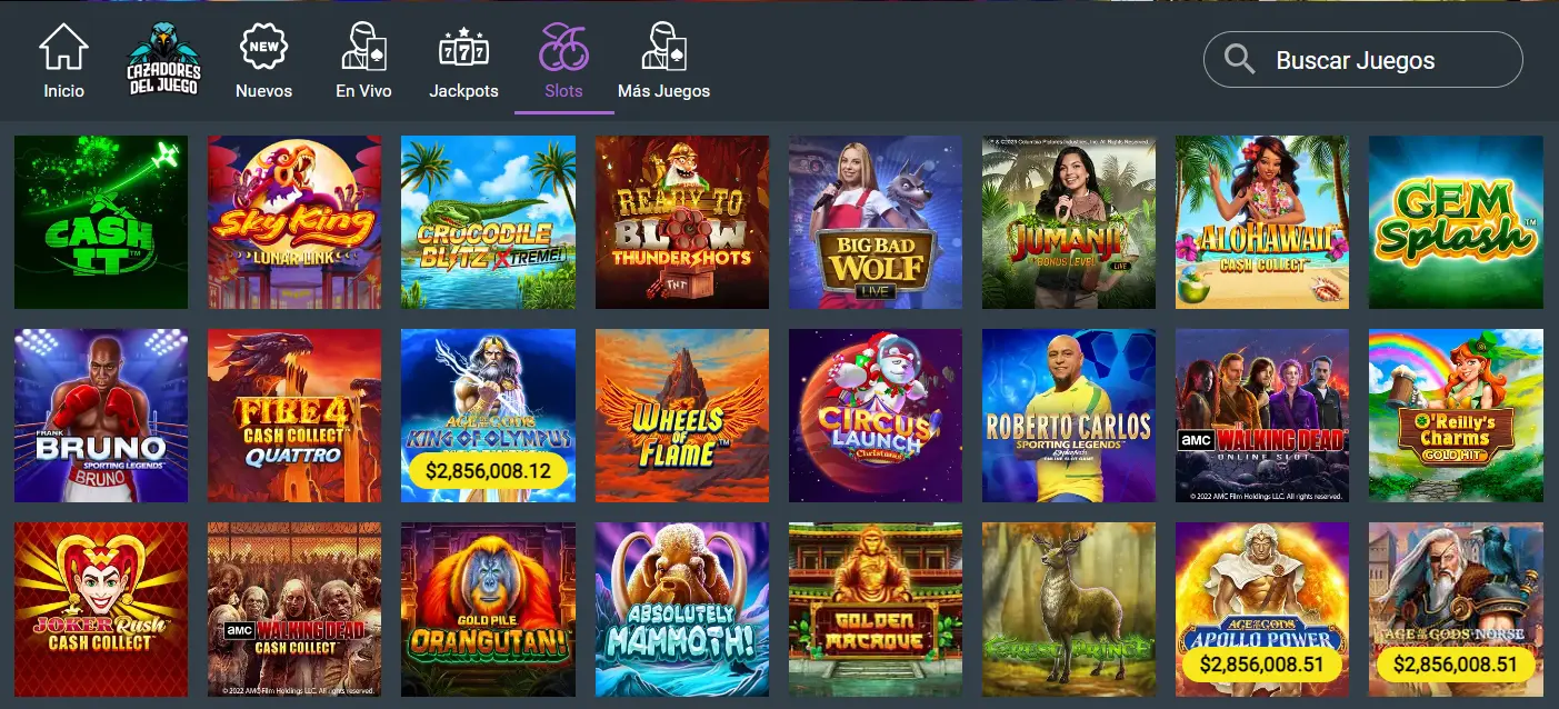 Juega en los mejores títulos tragamonedas