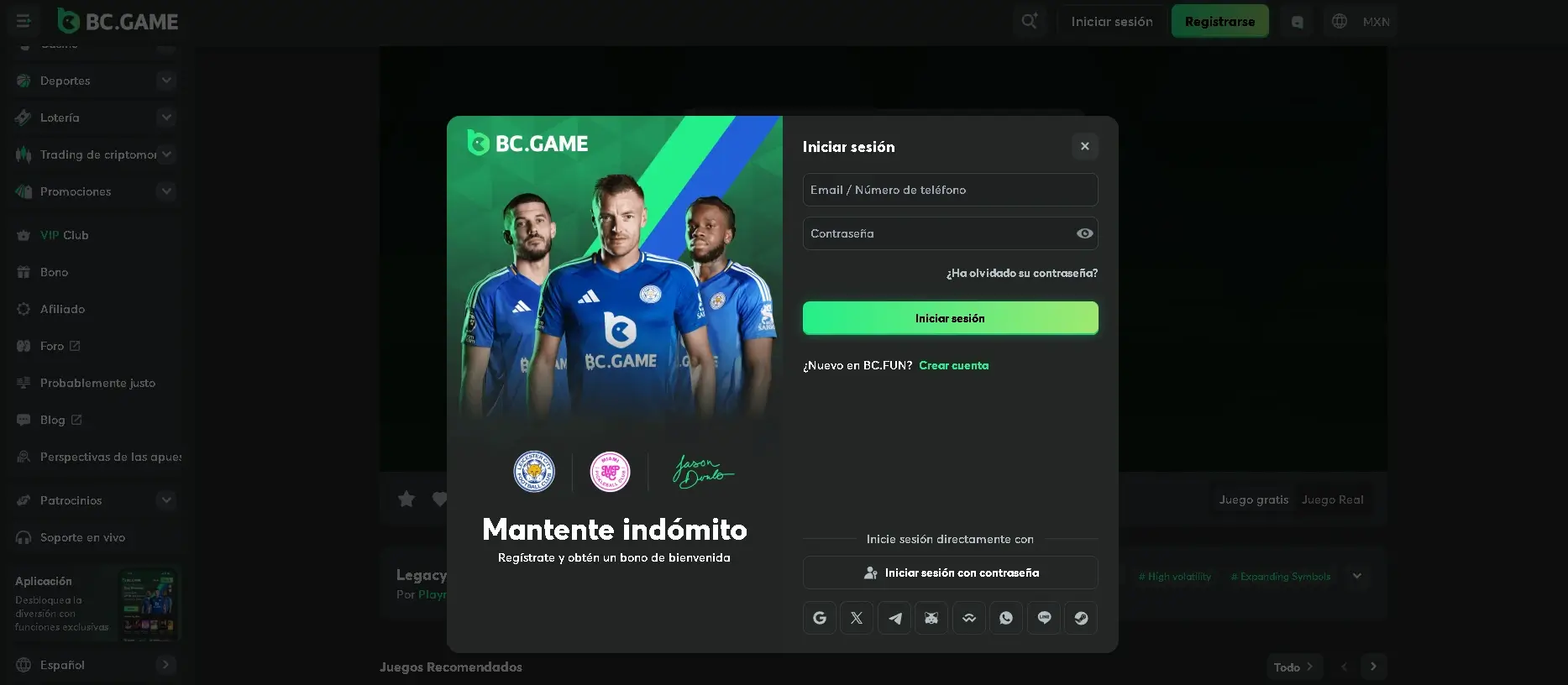 Registro y verificación BC Game Registro y verificación