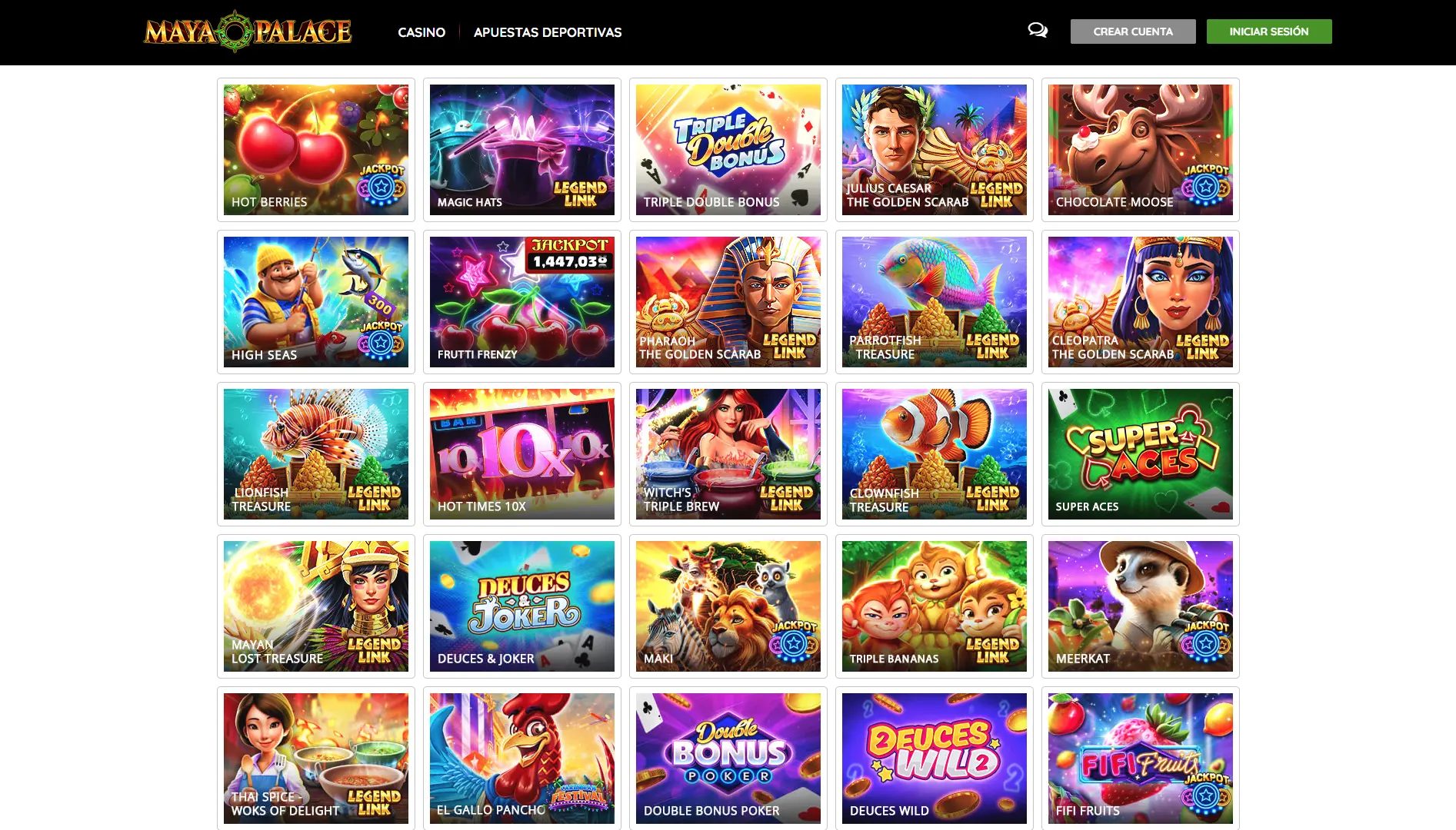 Variedad de juegos increíbles disponibles en Maya Palace casino Variedad de Juegos disponibles en Maya Palace casino